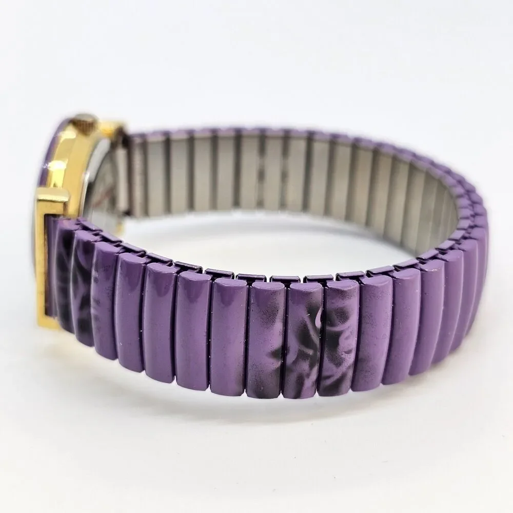 Lafayette Women's‎ Watch 27MM Cream Dial Purple Expandable Band 6